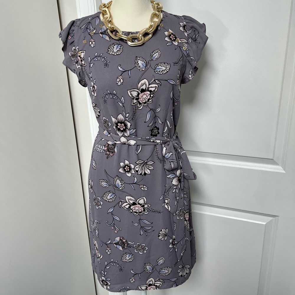 *NWOT❗️LOFT Purple Floral Dress